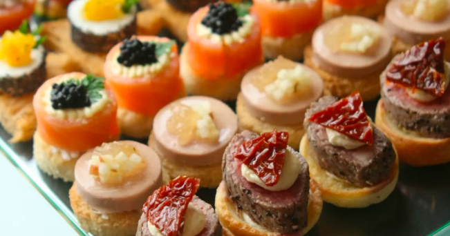 Corporate Elegance Canapés
