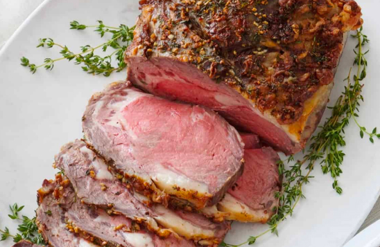 Herb-Encrusted Prime Rib